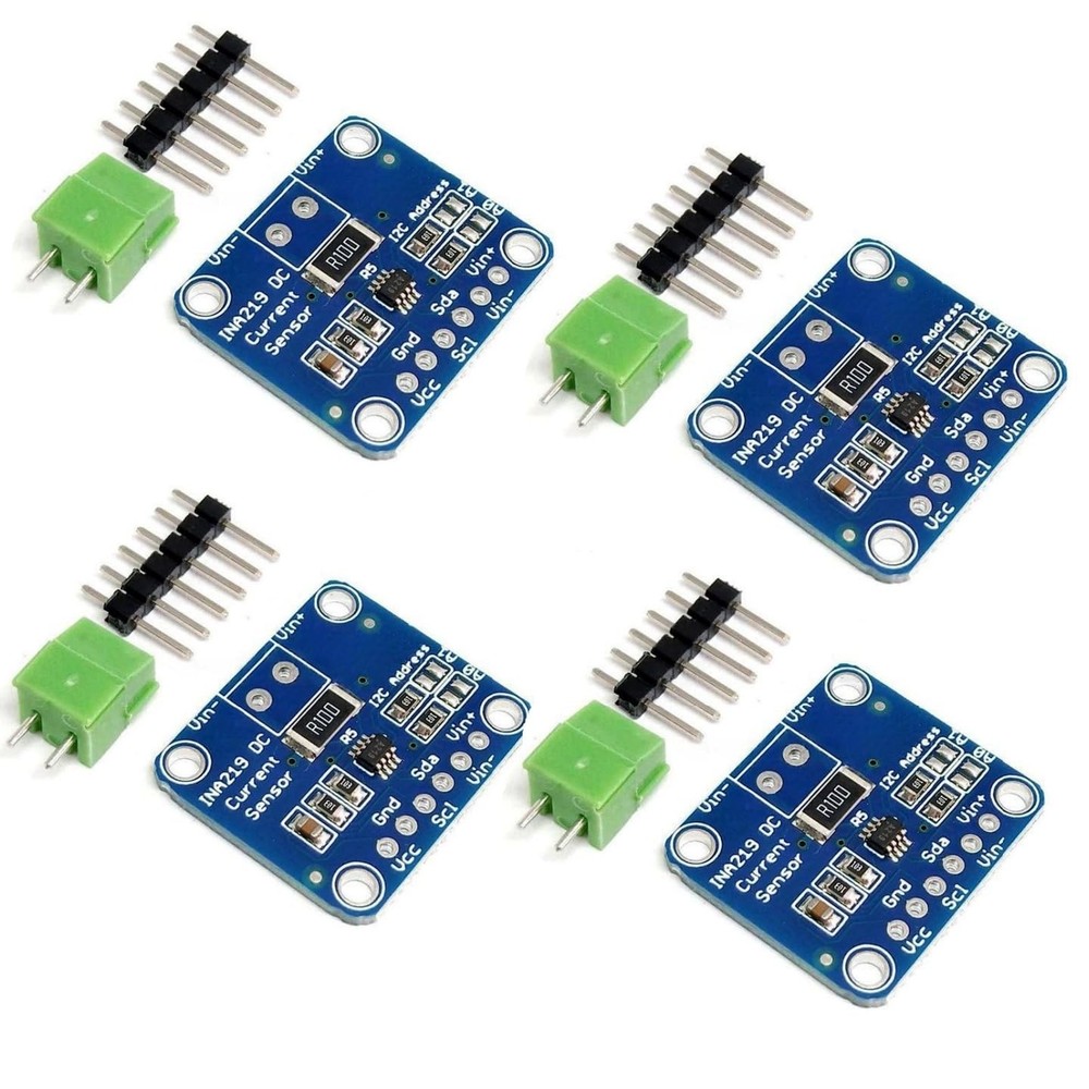 4 PCS INA219 I2C Bi-Directional DC Current Power Supply Sensor Breakout Module