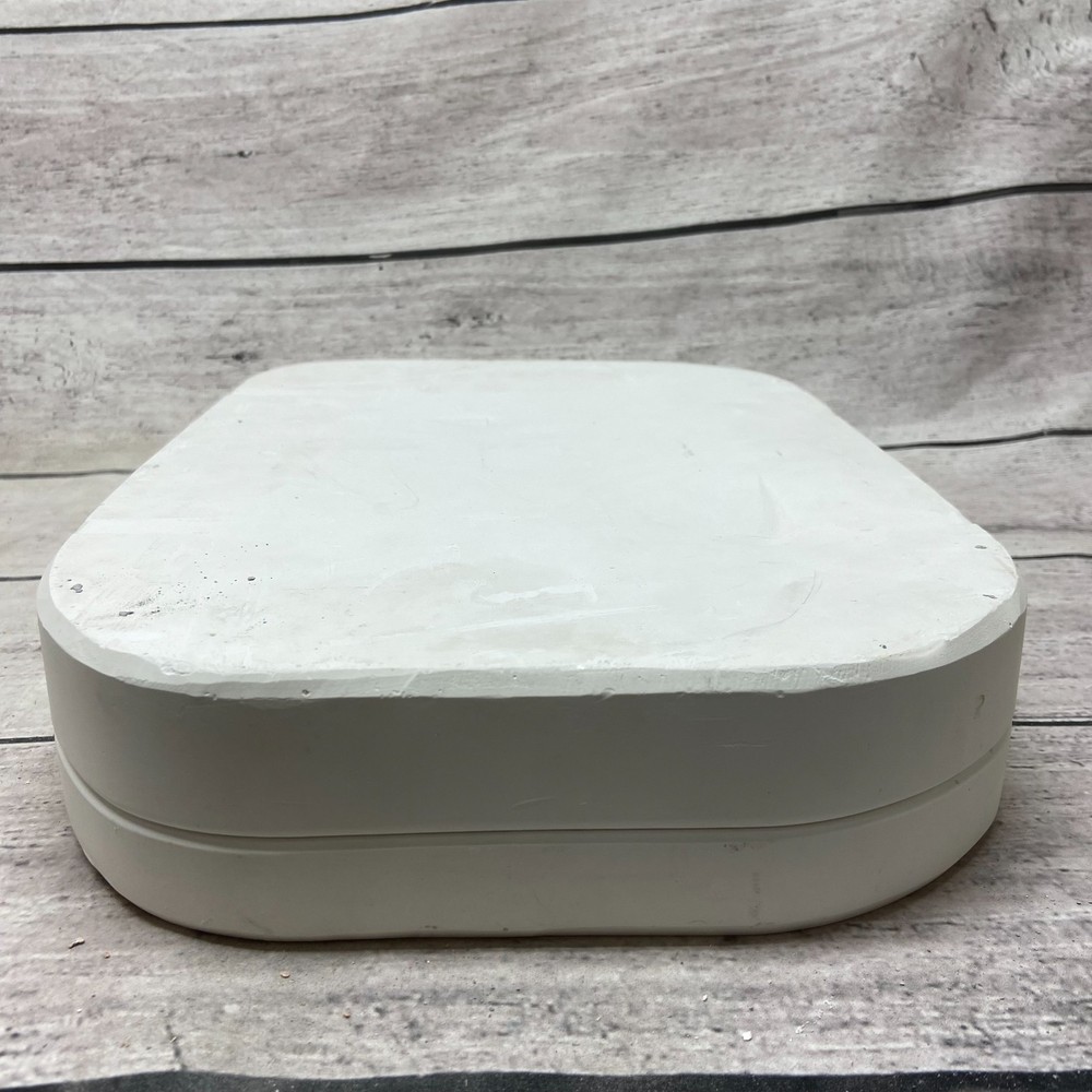 Vintage 1988 Teddy Bear Ceramic Casting Mold Rectangle Serving Platter #180