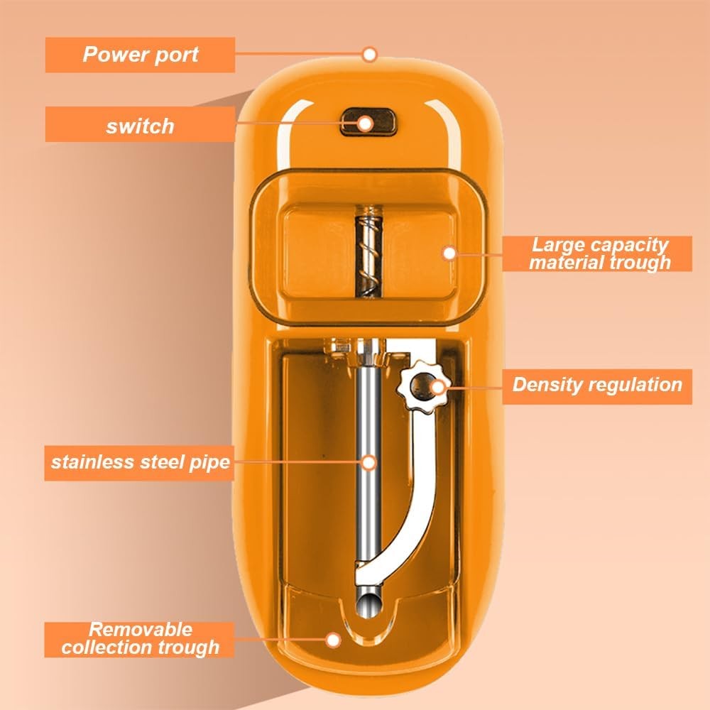 Cigarette Machine Automatic Electric Rolling Roller Tobacco Injector Maker NEW