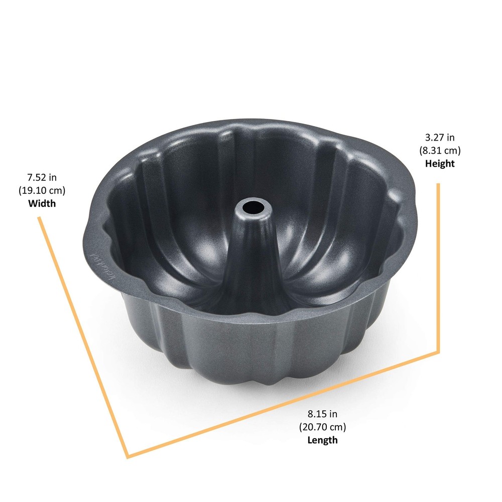 Instant Pot Official Fluted Cake Pan - Grey
