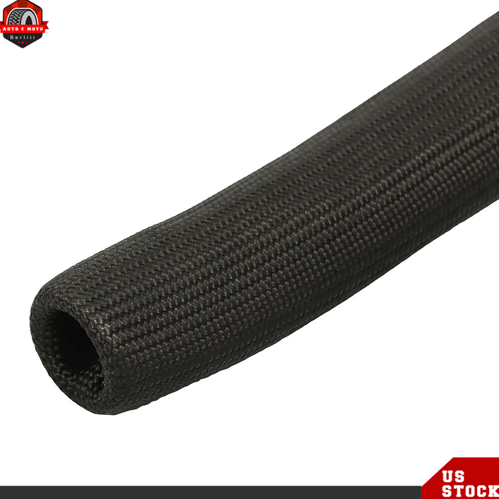 Black 1200° Spark Plug Wire Boot Heat Shield Protector Sleeve For SBC BBC 350