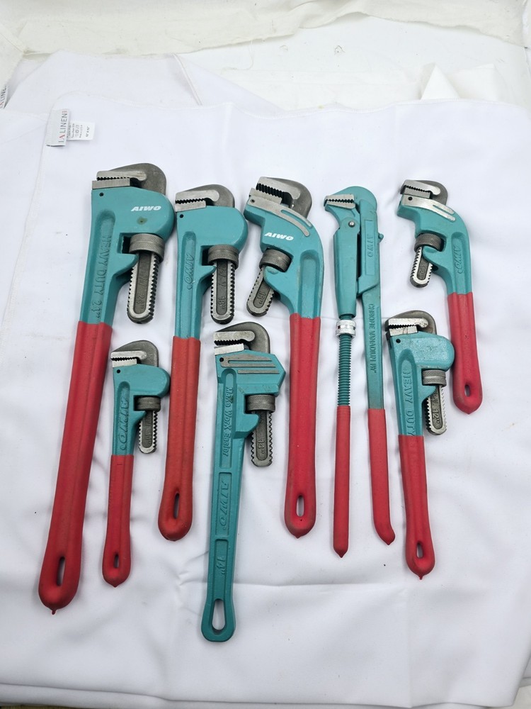 Heavy Duty Pipe Wrench - Set