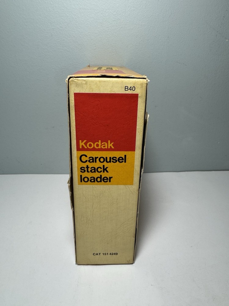 Kodak Slide Projector Carousel Stack Loader in Box with Manual - Excellent