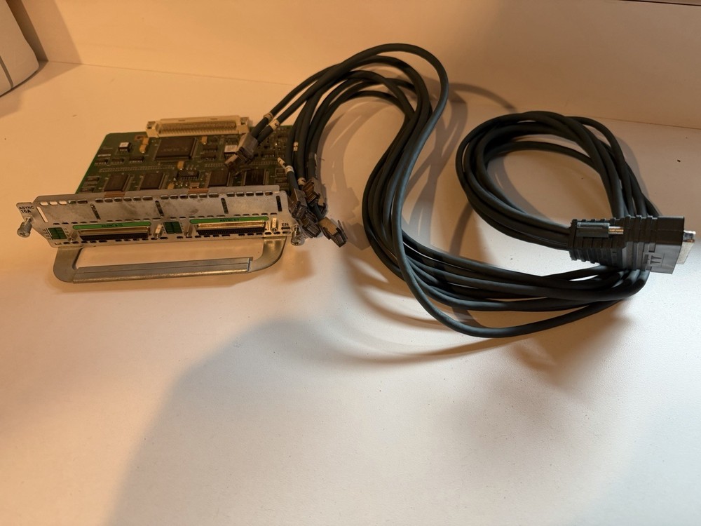Cisco NM-16A 16 Port Asynchronous (Async) Network Module Octal cable Octal-Async