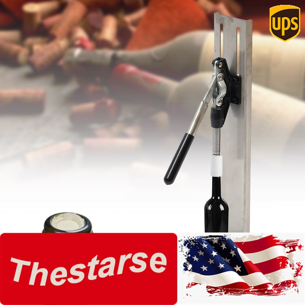 Wine Bottle Corker Hand Wine Bottle Corking Inserting Stopper Tool 2 POM Manual