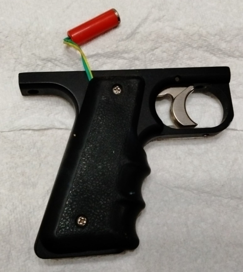 Benchmark Single Trigger Automag Frame Paintball Grips Micro Switch Mod