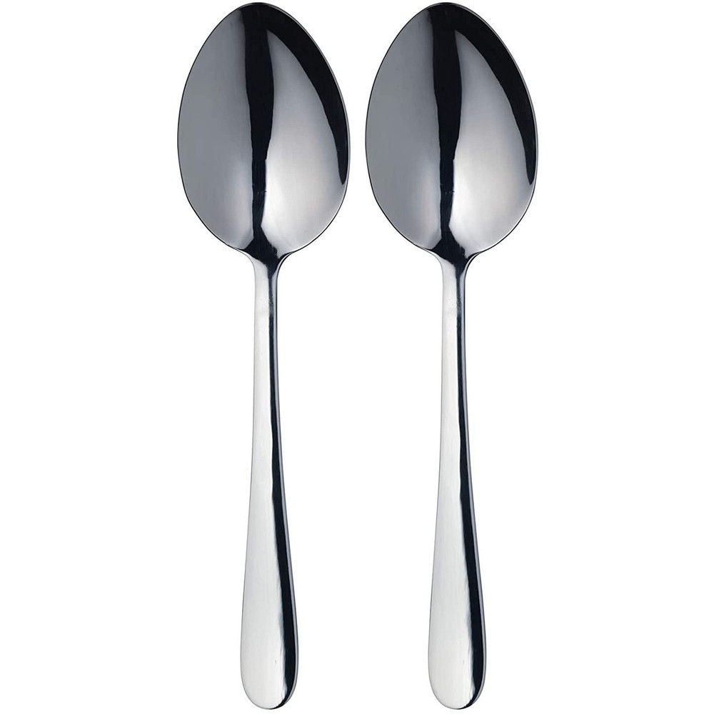 MasterClass Serving Spoons, Stainless Steel, Silver, 23.5 cm