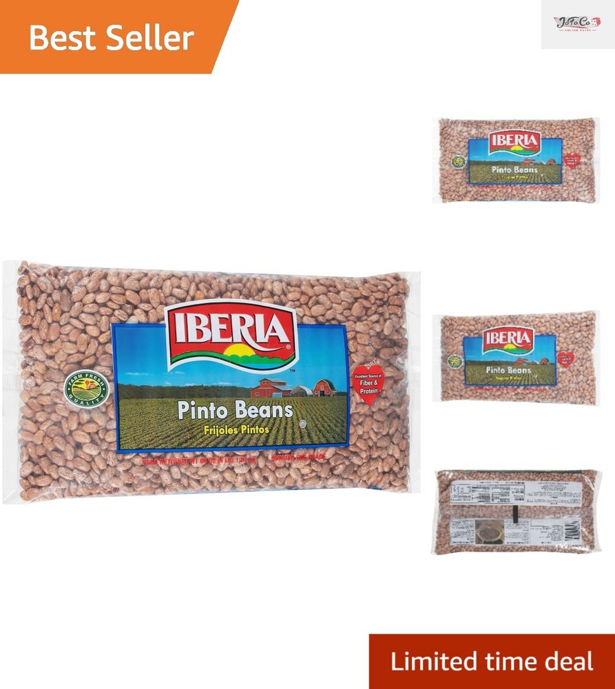 Nutritious 4 lb Pinto Beans - Versatile Plant-Based Ingredient for Healthy Meals