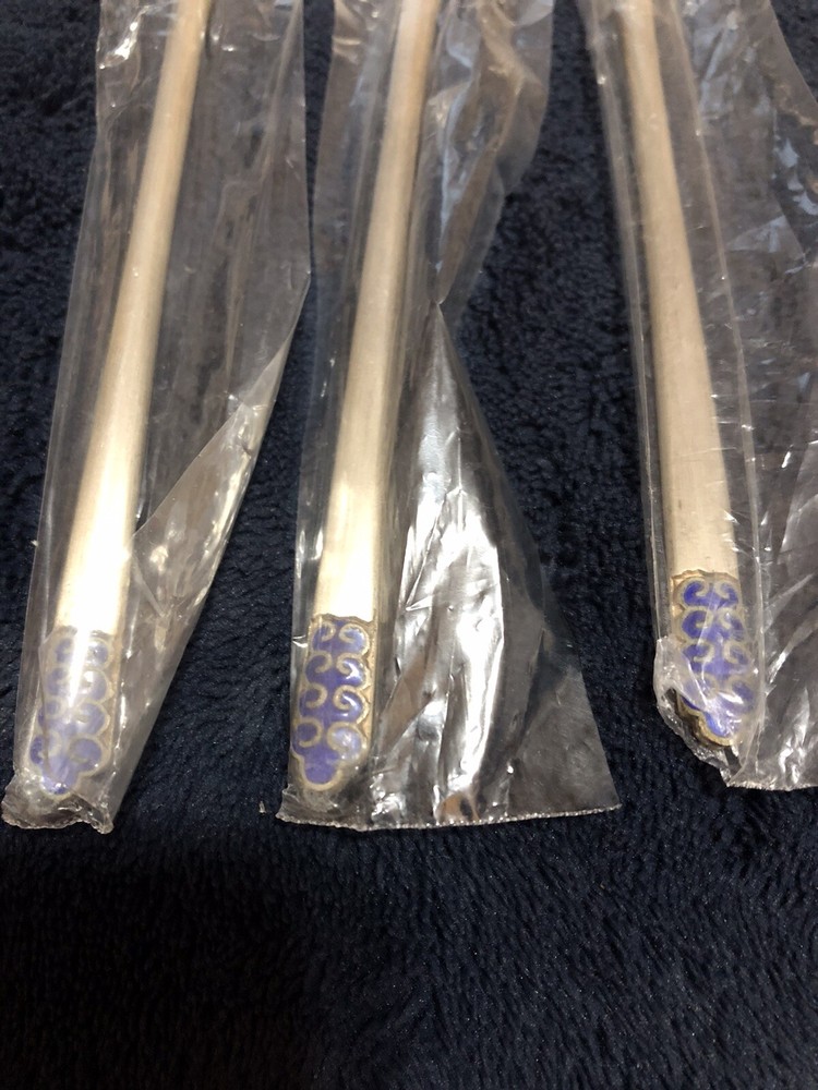12 ,80% Silver Cocktail Servers,with Blue Enamel.
