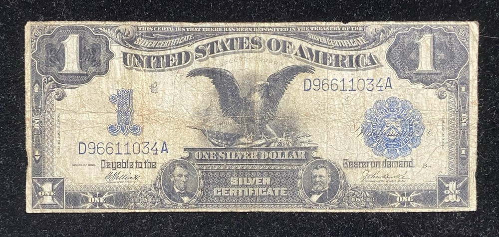 1899 $1 Black Eagle Silver Certificate Note