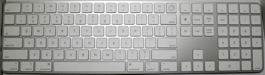 Apple Wireless Magic Keyboard with Touch ID and Keypad - A2520 - Grade A