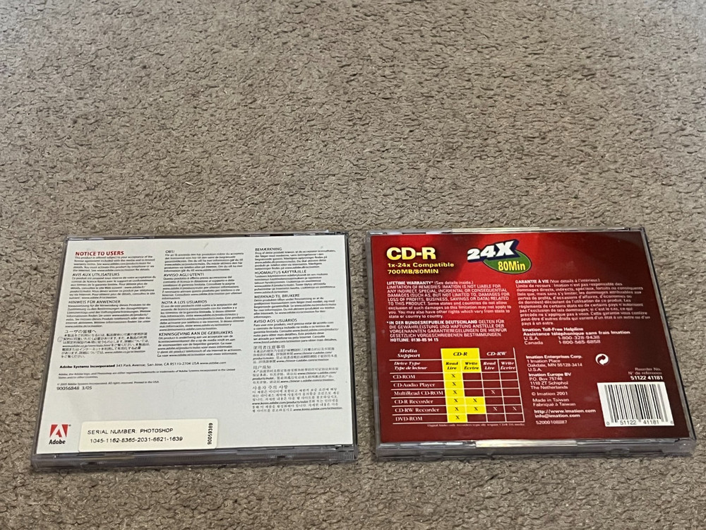 Adobe PhotoShop 7.0 CS2 User Guide Training Video Workshop Vintage