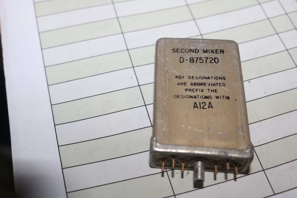 USED USGI PRC-25 PRC-77  radio module A12A Second Mixer