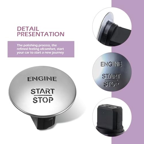 Engine Start Stop Button Switch, Compatible with Mercedes-Benz All Series,