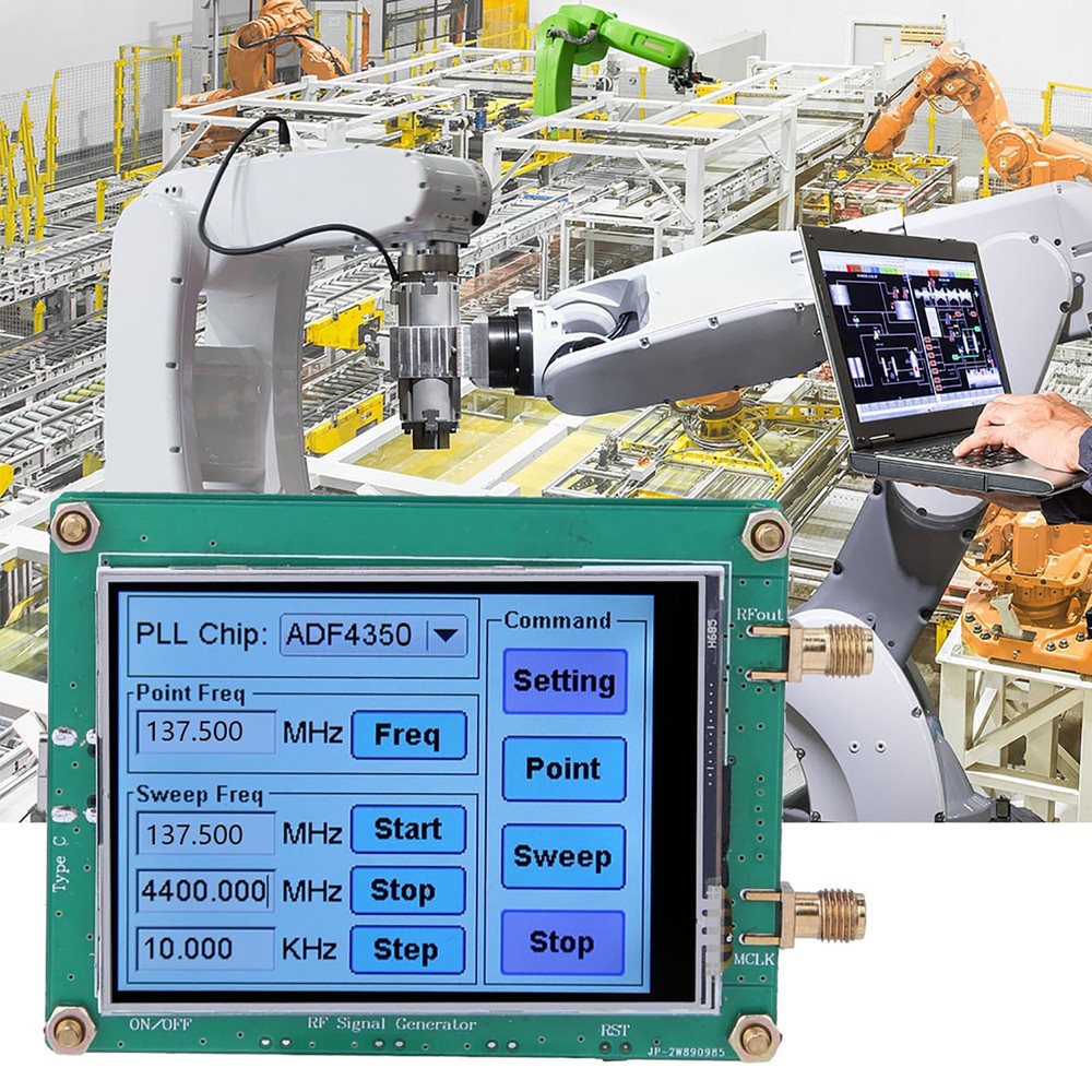 ADF4350/ADF4351 RF   Generator Sweep Frequency Generator Touch Screen AOE