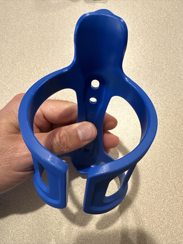 Evo Grapple Water Bottle Cage Blue, Nylon