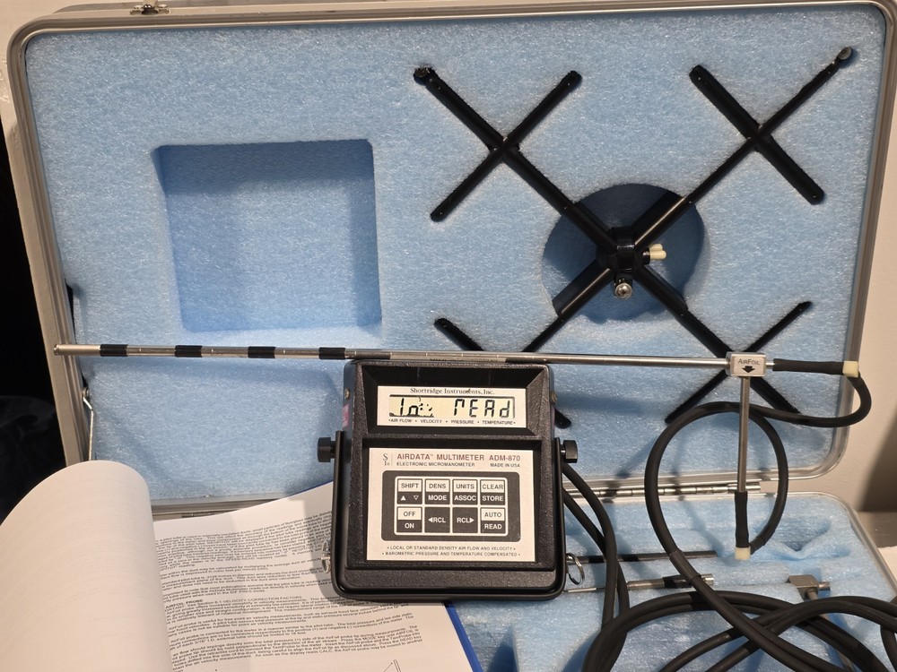Shortridge Instruments Airdata Multimeter Electronic Manometer ADM-870
