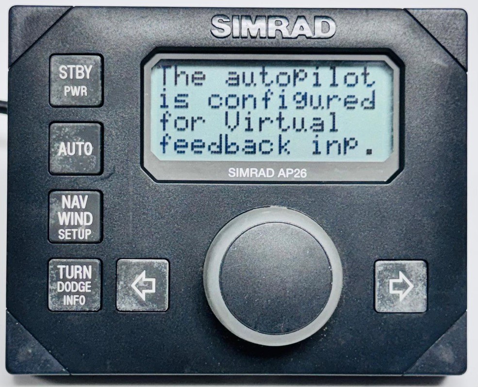 Simrad AP26 Autopilot Autopilot Head Display Control