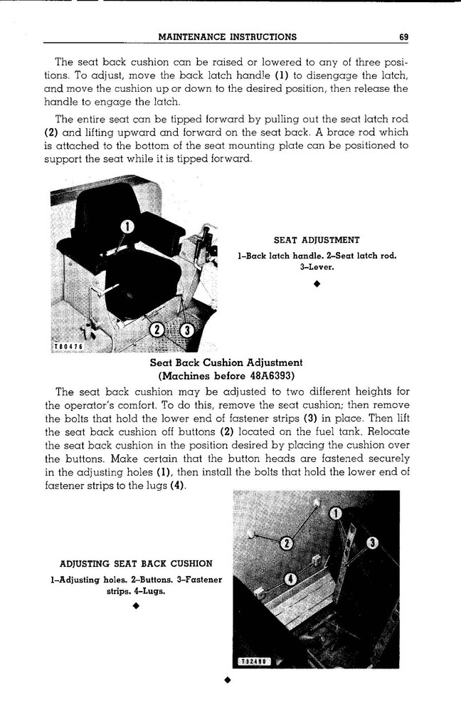 7 BULLDOZER OPERATOR INSTRUCT MAINT MANUAL FITS CATERPILLAR TRACTOR D7 48A1-UP