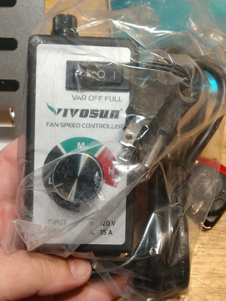 VIVOSUN Variable Vent Fan Speed Adjuster Inline Duct Fan Speed Controller