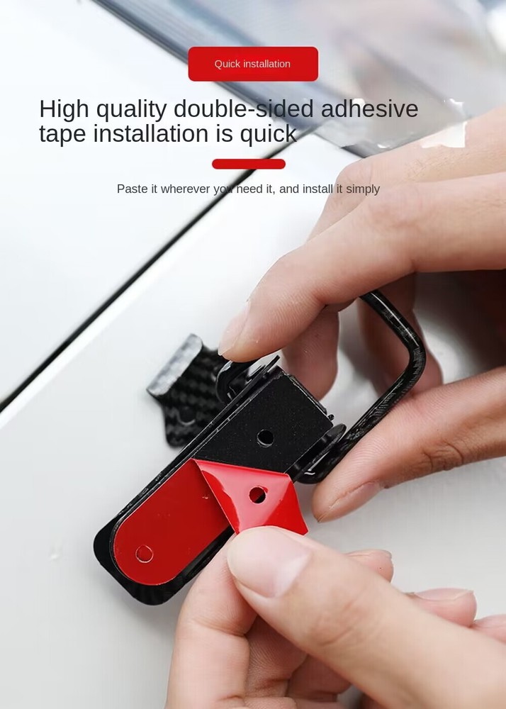 Car Quick Release Bumper Latch Push Button Trunks Bumper Lock Clips Kit 2Pcs