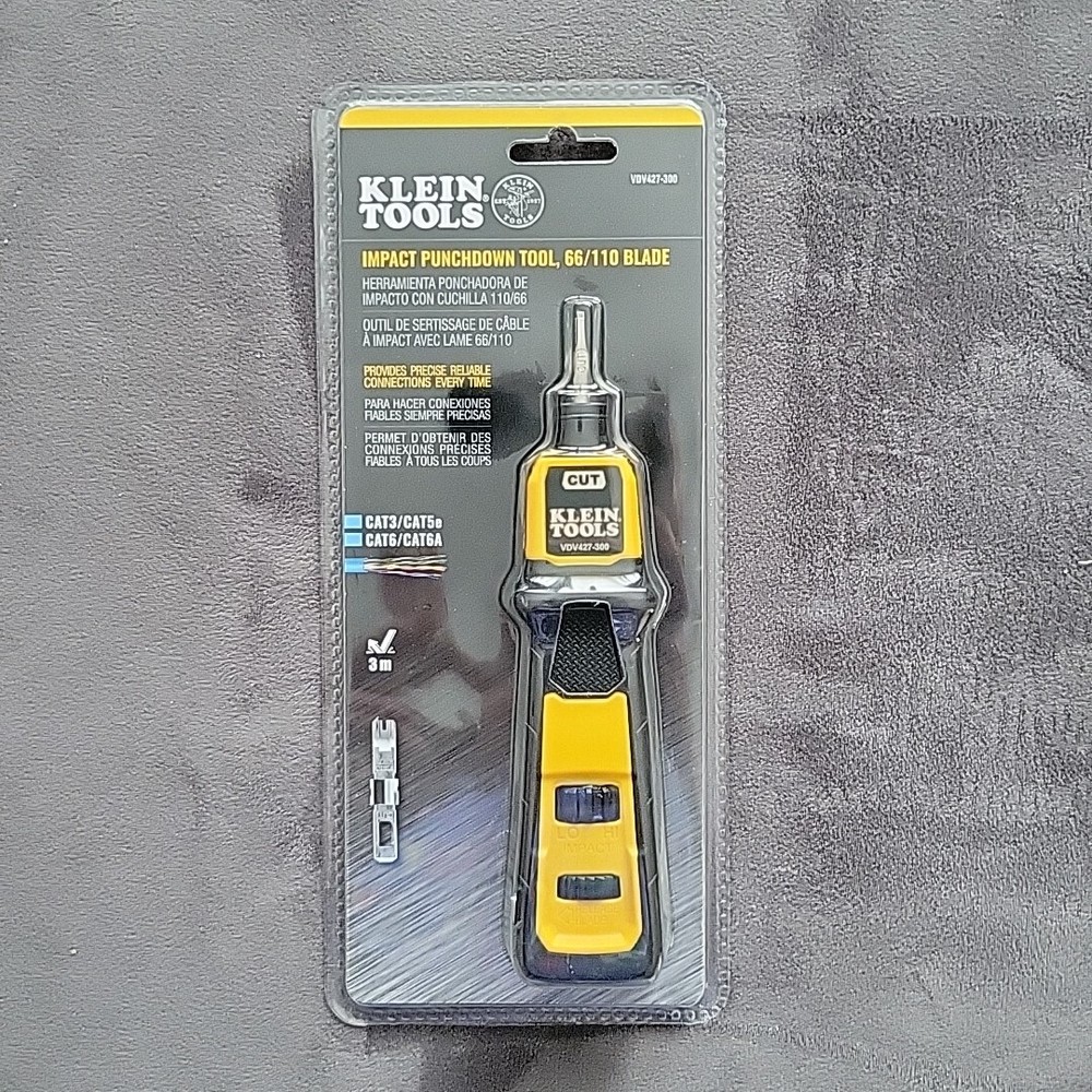 Klein Tools VDV427-300 Impact Punchdown Tool 66/110 Blade