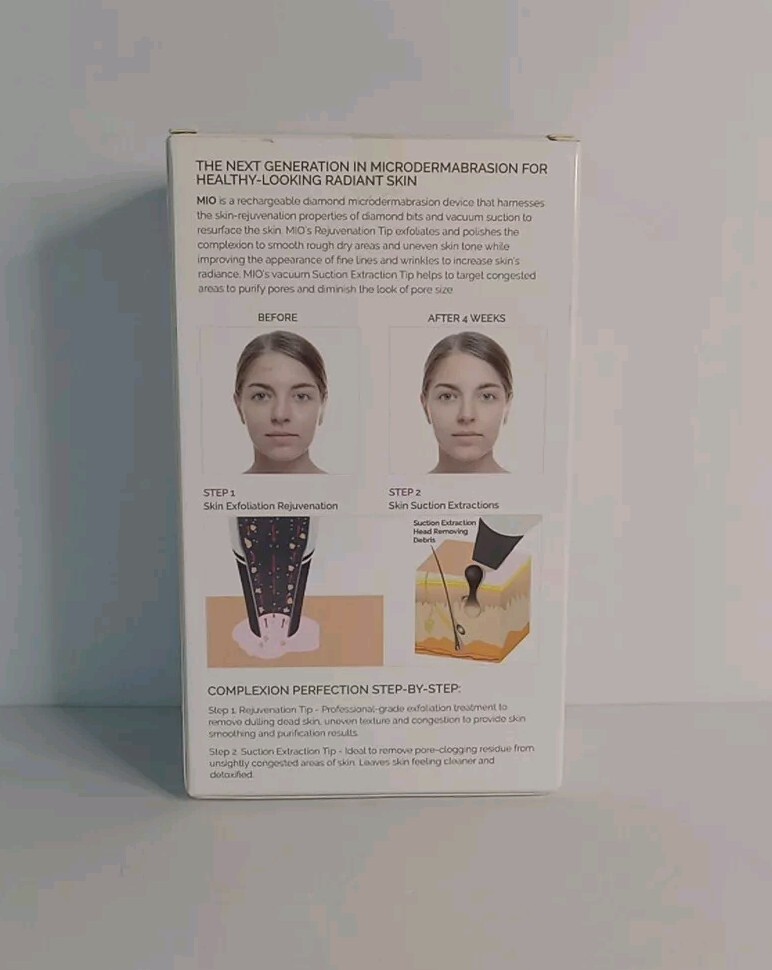 Spa Sciences Mio Microdermabrasion & Pore Extraction Skin Resurfacing System-New