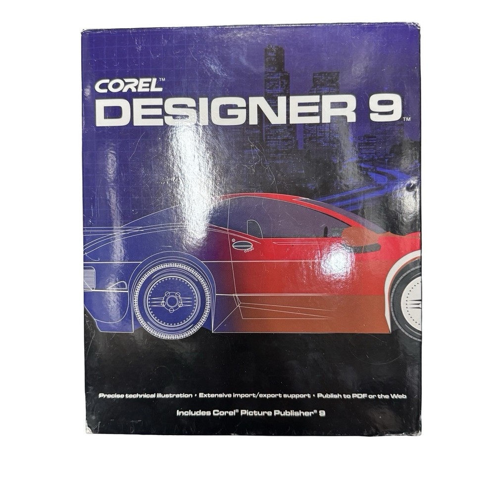 Corel designer 9 picture publisher 9 software