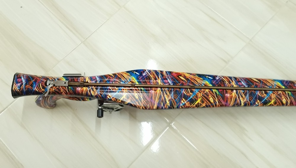 Wood Speargun Openhead 105 hydropaint