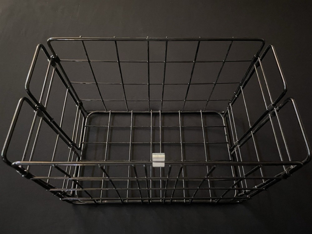 Wald 582 Folding Bicycle Basket Black