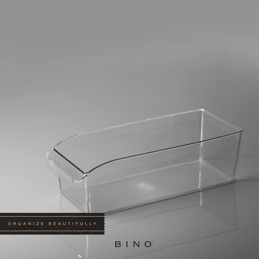 BINO | Plastic Storage Bins, Large | THE CURVE COLLECTION | Multi-Use Fridge ...