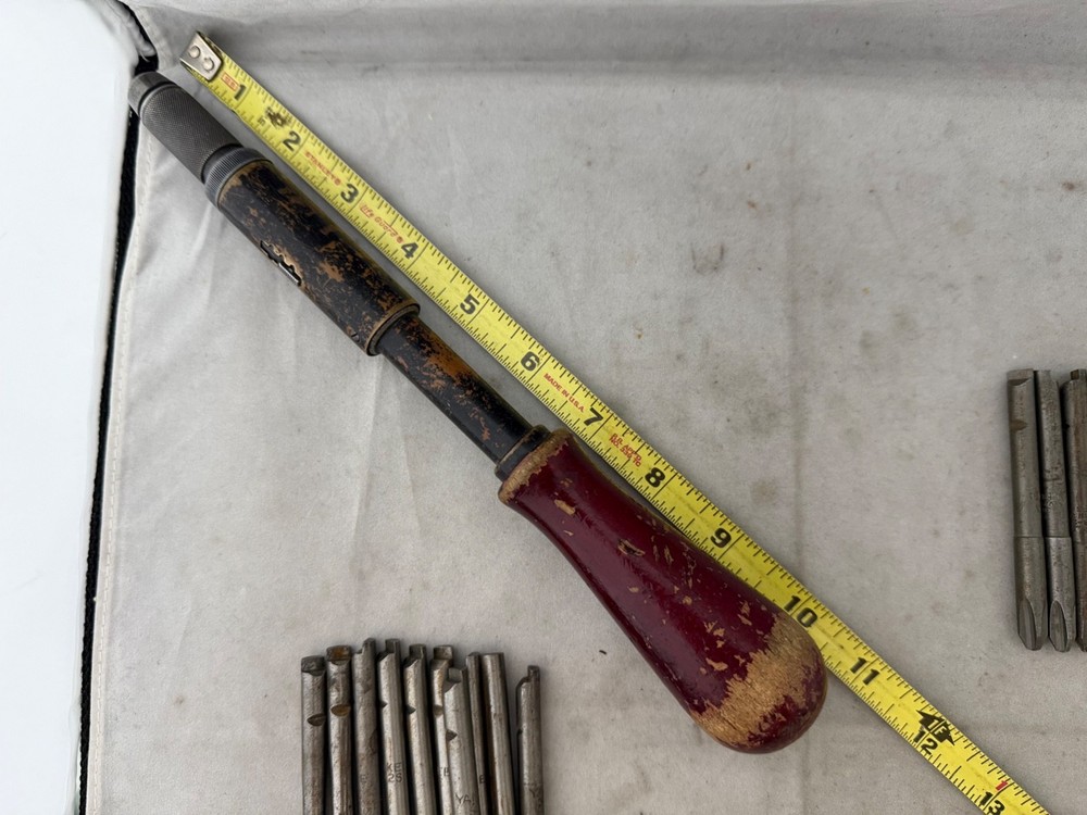 Yankee 30A North Bros MFG Screwdriver with 16 Bits Standard & Phillips
