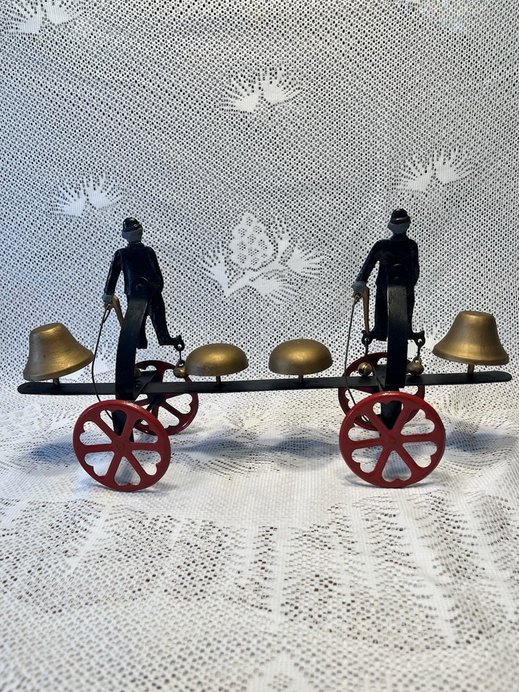 Watrous Double Bell Charlie Chaplin Pull Toy