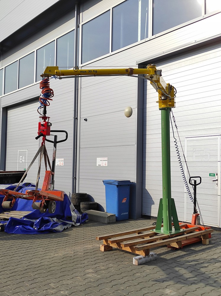 DALMEC PFC JACK POST MANIPULATOR PNEUMATIC CRANE 80kg r=3m