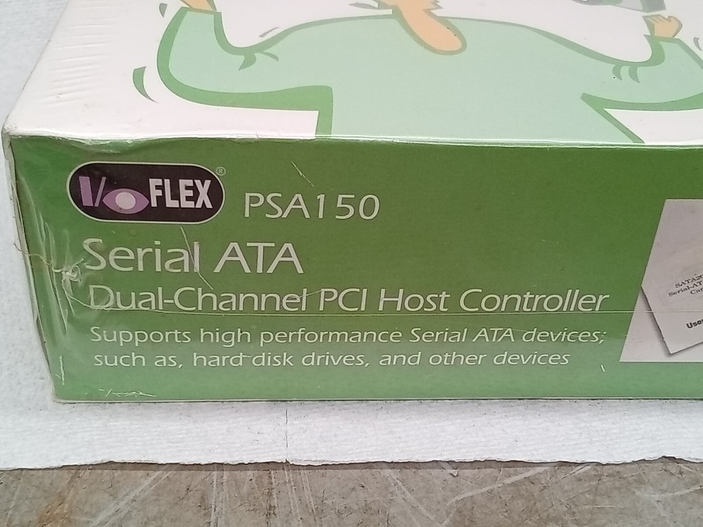 NEW I/O Flex SERIAL ATA DUAL-CHANNEL PCI HOST CONTROLLER