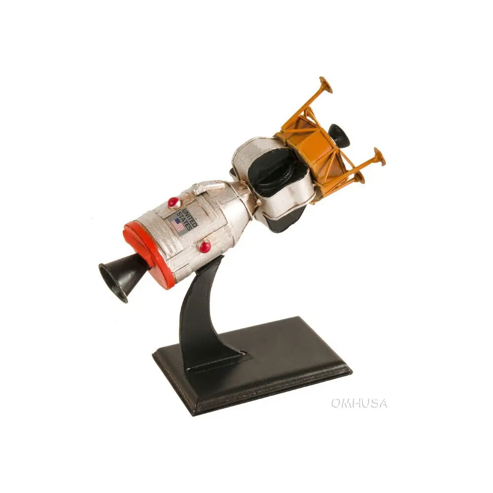 Apollo 11 Spacecraft Metal Model 8.5" Space Mission Command & Lunar Module