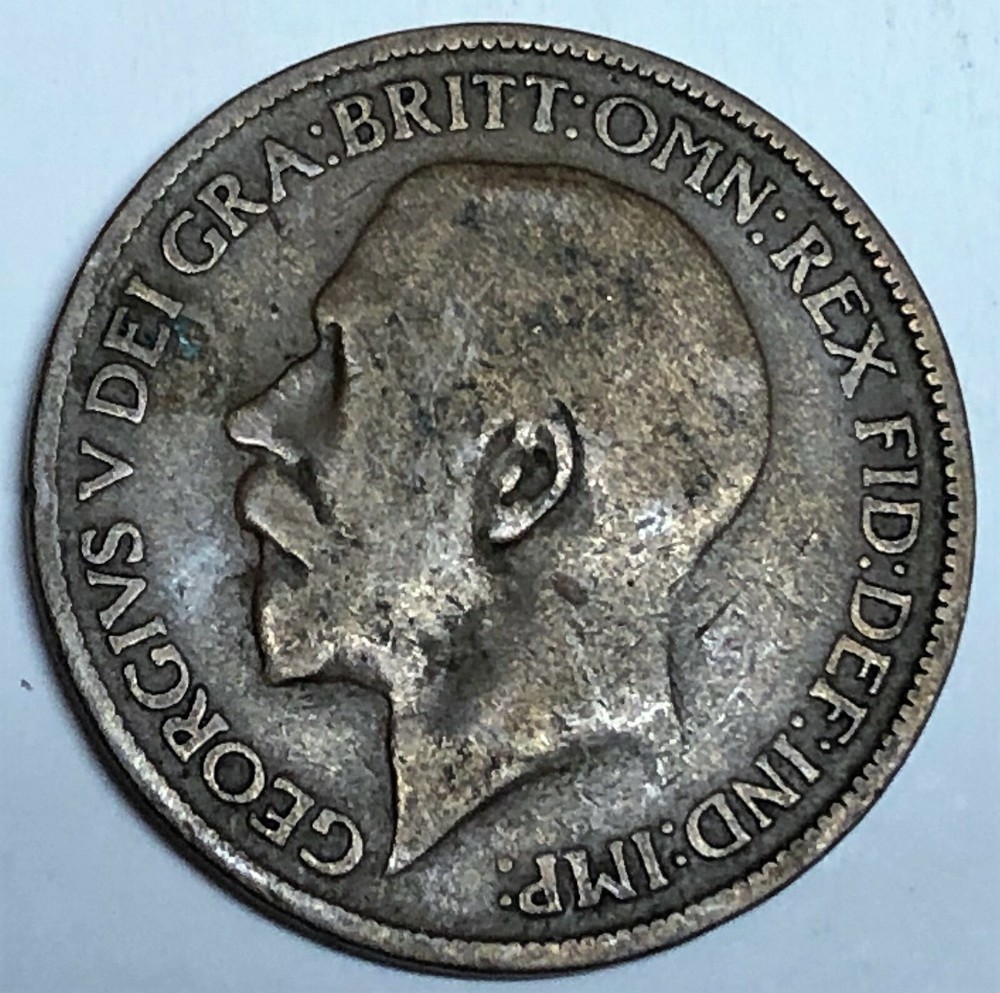 # C5736 GREAT BRITAIN COIN, HALF PENNY 1915
