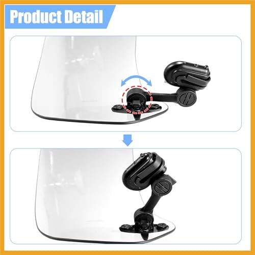 37cm Motorcycle Windshield Motorcycle Wind Deflector Clear Lens Adjustable
