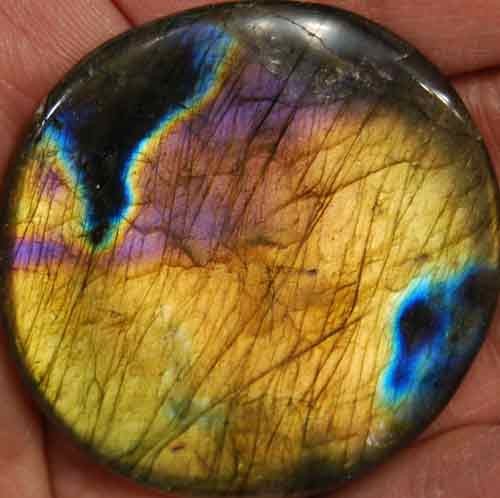 Labradorite Palm Stone #35