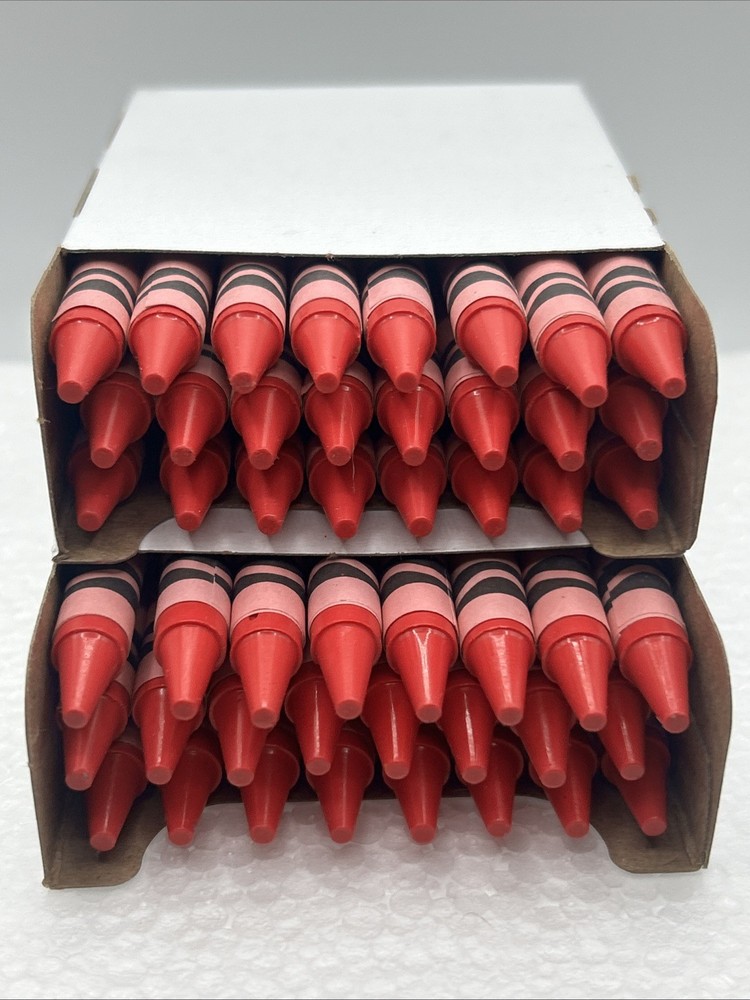 (48) Crayola Crayons (salmon) BULK