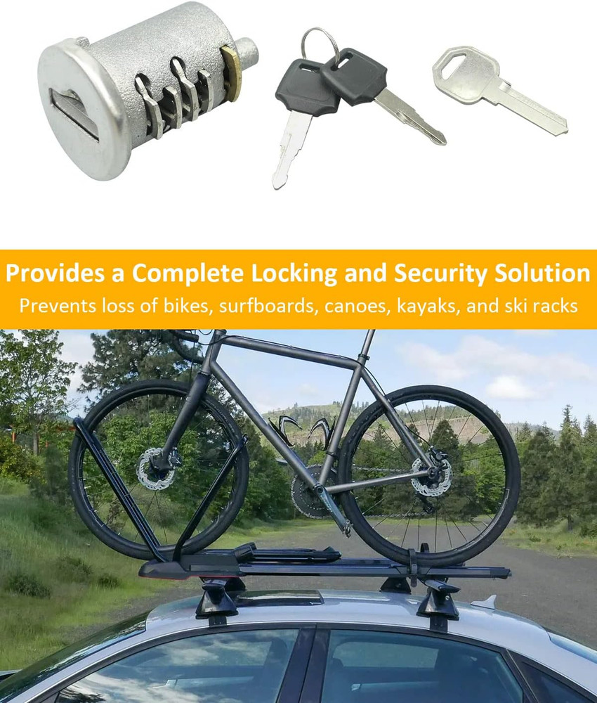 4 Pack Lock Cores Fits for Yakima SKS Car Rack System Components, Replacement fo