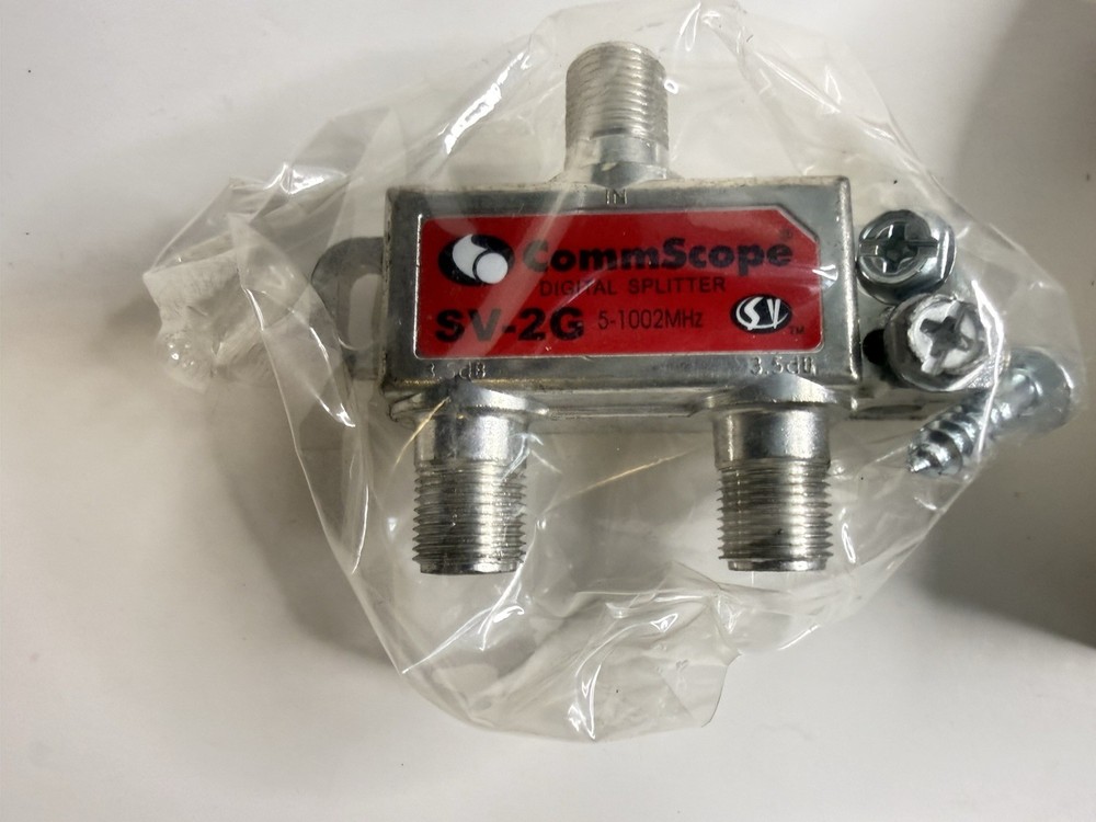 CommScope 2-way Digital Cable Coaxial Splitter Comcast Xfinity - Open Box