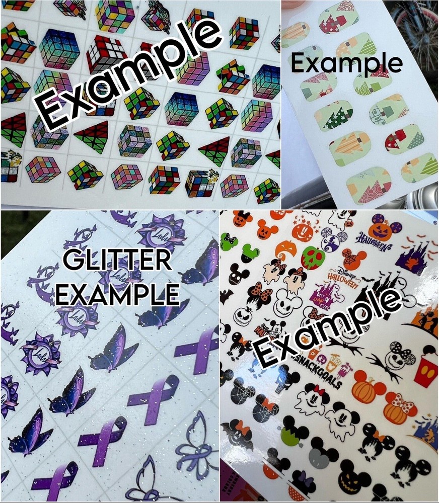Blue Devils Waterslide Nail Decals Set Of 50 Instructions & Bonus