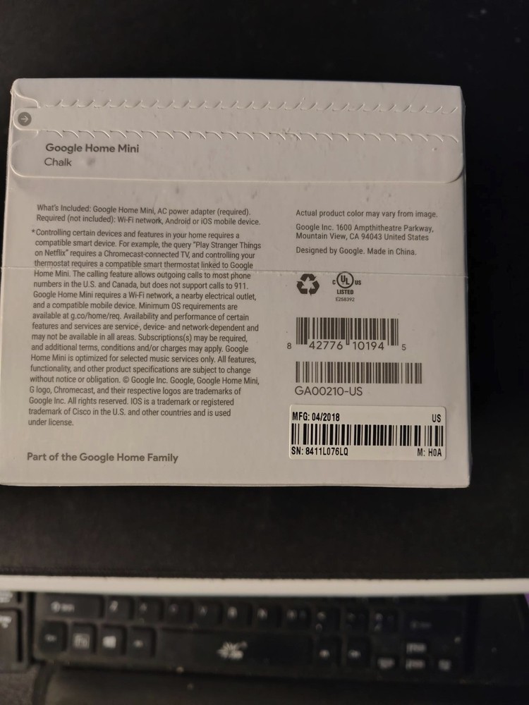 google home mini, new