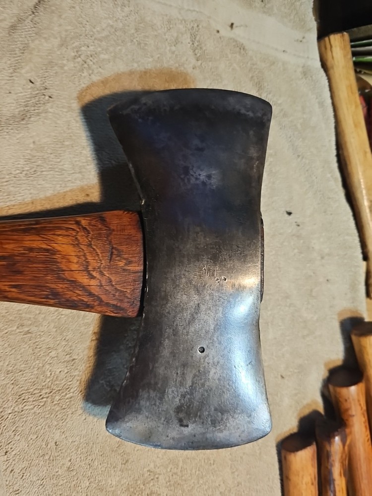 Vintage PLUMB 3 Double Bit Axe& Original Handle. Very Nice 31' Handle/9.5 Head