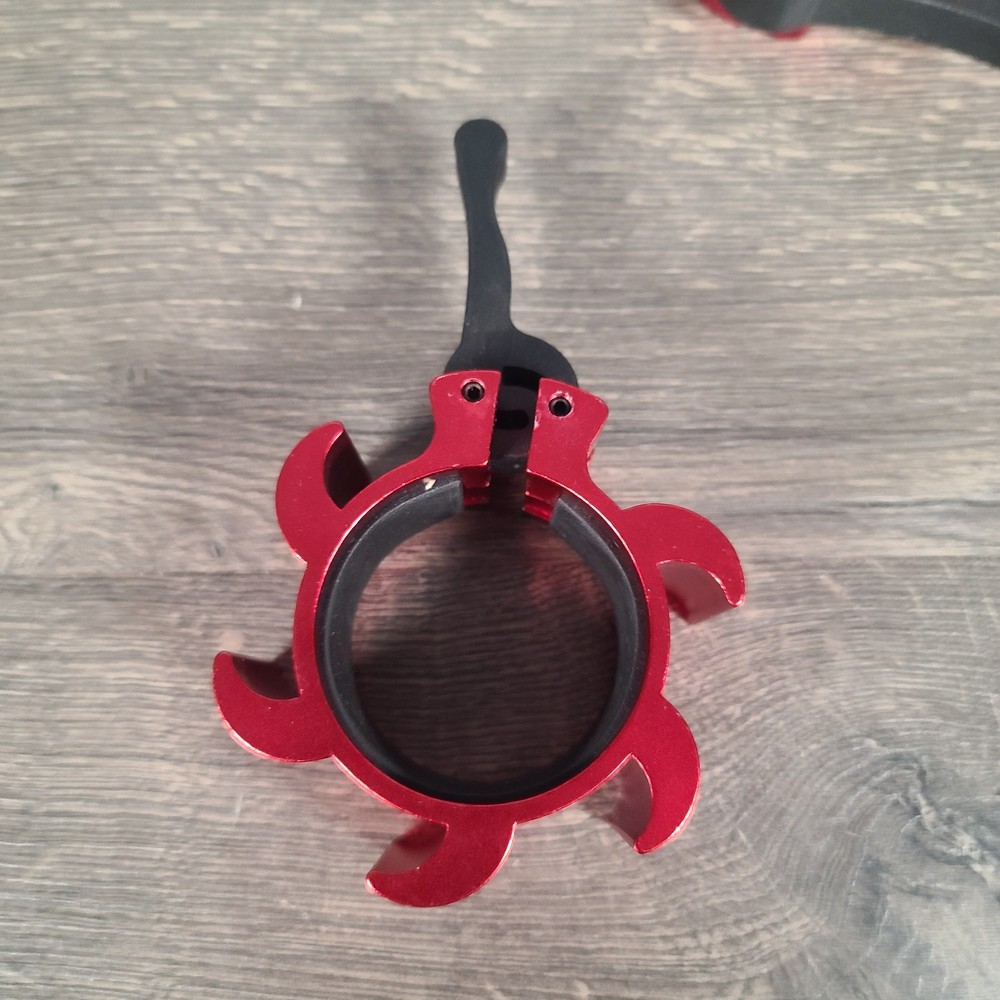 XMark Aluminum Olympic Barbell Collars Locking 2" with Quick Release Red