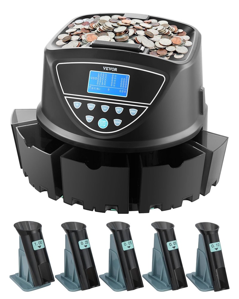 High Speed Coin Sorter With Large Capacity Efficient Easy Operation 2000 Coins