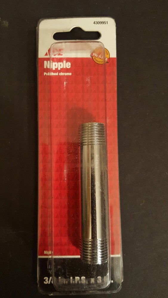Ace Polished Chrome Nipple 4309951