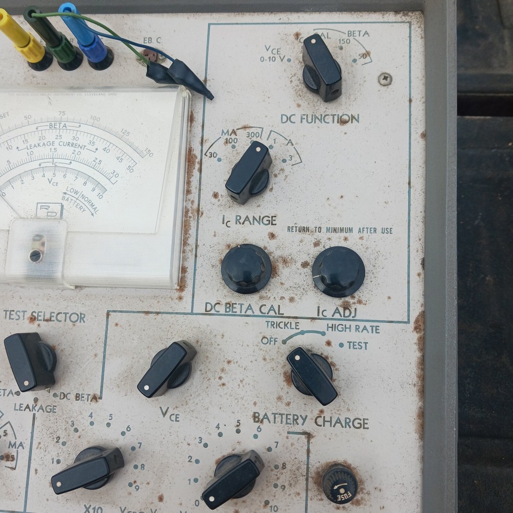 Vintage Hickok Model 1880 Transistor Tester Untested