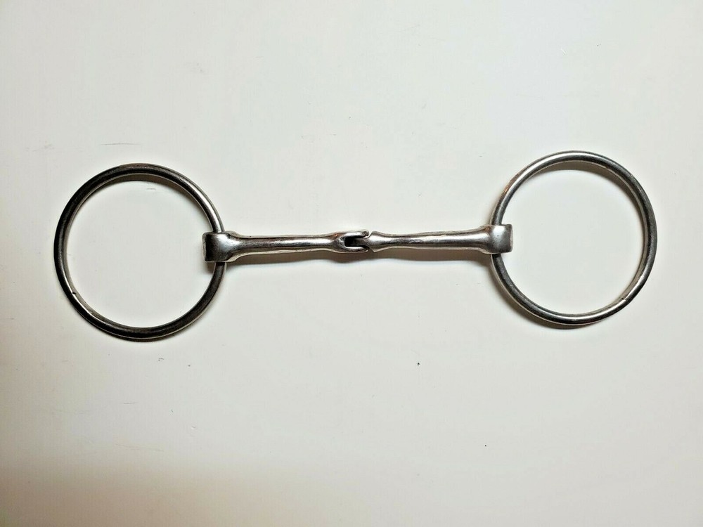 5" Loose Ring Snaffle Bit Stainless-Used